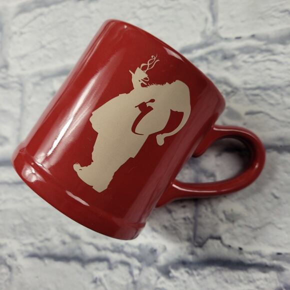 Eat, Drink & Be Merry Santa Silhouette Red Mug - Picture 2 of 12